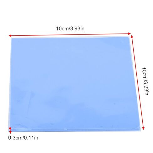 Yinhing Heatsink Pad Thermal Pad Heatsink 100mm X 100mm X 3mm وحدة المعالجة المركزية رقاقة تبريد سيليكون موصل حراري لنقل الحرارة وإدارتها بشكل فعال in Kuwait