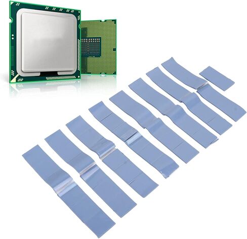 Phone Motherboard Thermal Conductive Silicone Pad 50Pcs, 30x30x2mm, 4W / - High Heat Dissipation, Electrical Insulation, Suitable for GPU and CPU Cooling in Saudi Arabia
