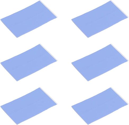 وسادة حرارية سيليكون 30 × 30 × 0.5 مم 50 قطعة، موصلية حرارية عالية، مبرد غرفة تبريد عازل - ملمس فائق النعومة، ارتداء، مثالي لتبريد وحدة المعالجة المركزية وحدة معالجة الرسومات LED in Saudi Arabia