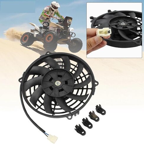 ATV UTV العالمي للدراجات النارية المبرد مروحة التبريد مشعاع كهربي يصلح ل EXC 300 CRF300 YMH YZ300 سكوتر أجزاء in Kuwait
