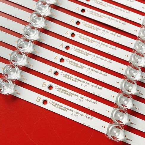 12pcs LED Backlight Strips Fit for ONN 100012588 100068378 30370006005 30370006006 in Kuwait