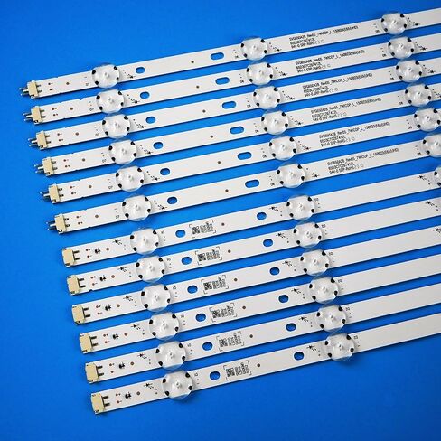12 قطعة/مجموعة شرائط الإضاءة الخلفية LED لـ Vizio 65''TV E65-D3 SVG650A28 V650DJ4-QS5 SVG650A07 in Kuwait