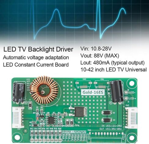 Universal 10-42 Inch TV LED Backlight Driver Board – 12V Boost Adapter for LCD Display Repair, Constant Current Control with Ultra-Thin Design in Saudi Arabia