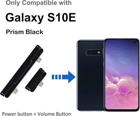 متوافق مع مفتاح تشغيل/إيقاف تشغيل زر التحكم في مستوى الصوت لهاتف Galaxy S10e، مع مجموعة الأدوات (أسود) in Saudi Arabia