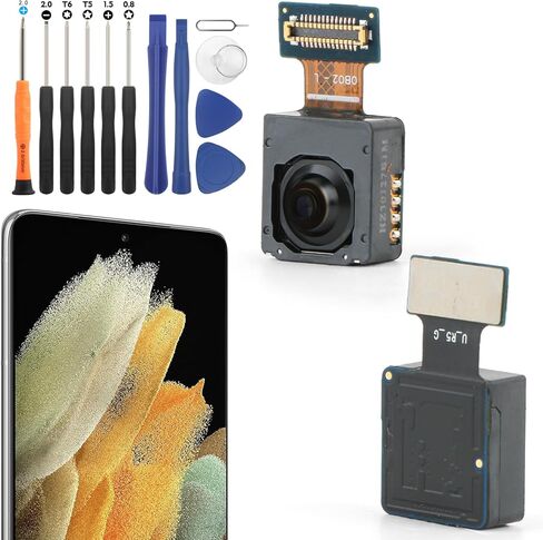 for Samsung Galaxy S21 Ultra 5G Main Front Facing Camera Replacement for Samsung S21 Ultra 5G SM-G998U SM-G998U1 Main Front Facing with Flex Cables Repair with Tools in Saudi Arabia
