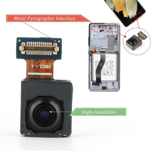 for Samsung Galaxy S21 Ultra 5G Main Front Facing Camera Replacement for Samsung S21 Ultra 5G SM-G998U SM-G998U1 Main Front Facing with Flex Cables Repair with Tools in Saudi Arabia