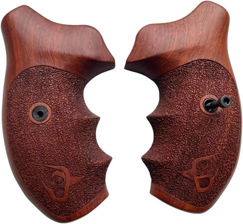New! Grips Compatible with Taarus Small Frame M85 605 850 851 905 941 .38 Special Style Rough Texture (Thai Handmade) in Saudi Arabia