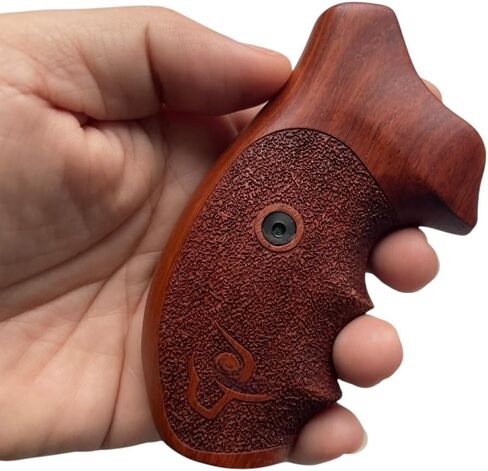 New! Grips Compatible with Taarus Small Frame M85 605 850 851 905 941 .38 Special Style Rough Texture (Thai Handmade) in Saudi Arabia