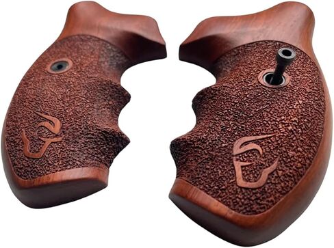 New! Grips Compatible with Taarus Small Frame M85 605 850 851 905 941 .38 Special Style Rough Texture (Thai Handmade) in Saudi Arabia