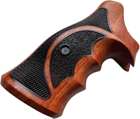 مقابض خشبية من Padauk وAfzelia مصنوعة يدويًا (درجتان) متوافقة مع Tauaruss Raging Bull/Raging Hunter 454 460 480 500 حجم إطار كبير، مدقق وملمس خشن #Raging02 in Saudi Arabia