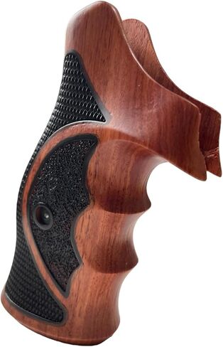مقابض خشبية من Padauk وAfzelia مصنوعة يدويًا (درجتان) متوافقة مع Tauaruss Raging Bull/Raging Hunter 454 460 480 500 حجم إطار كبير، مدقق وملمس خشن #Raging02 in Saudi Arabia