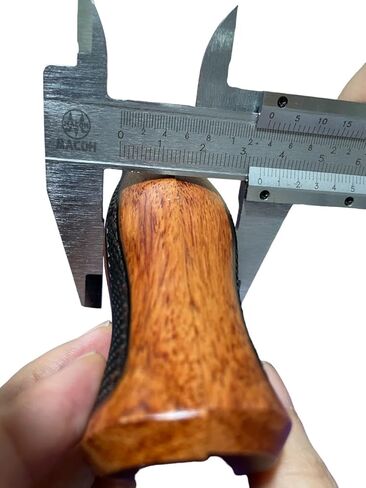 مقابض خشبية من Padauk وAfzelia مصنوعة يدويًا (درجتان) متوافقة مع Tauaruss Raging Bull/Raging Hunter 454 460 480 500 حجم إطار كبير، مدقق وملمس خشن #Raging02 in Saudi Arabia