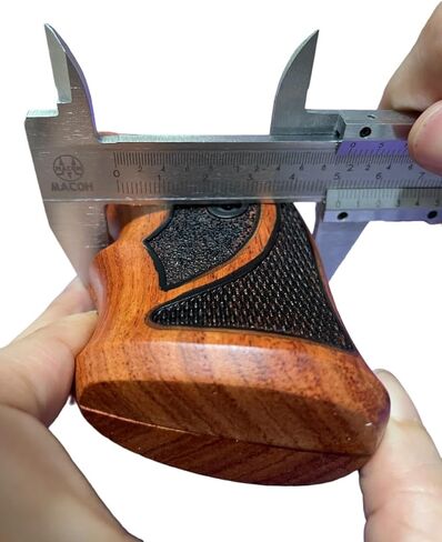 مقابض خشبية من Padauk وAfzelia مصنوعة يدويًا (درجتان) متوافقة مع Tauaruss Raging Bull/Raging Hunter 454 460 480 500 حجم إطار كبير، مدقق وملمس خشن #Raging02 in Saudi Arabia