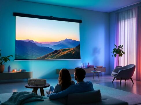 Philips، جهاز عرض ذكي GamePix 800، DLP، مسرح منزلي، 1920 × 1080 بكسل، Full HD، معدل تحديث 120 هرتز، Google TV، 2500 لومن، أسود in Saudi Arabia