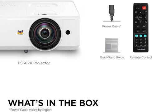 ViewSonic PS502X 4000 Lumens XGA HDMI Short Throw Projector for Education and Office(Renewed) in Saudi Arabia