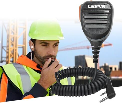 مكبر صوت لاسلكي ميكروفون ثنائي الاتجاه وميكروفون راديو متوافق مع Baofeng UV-5R Retevis Kenwood Quansheng UVK5 Pxton PX-888S 2pack in Kuwait
