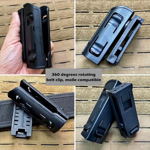 Tactical Flashlight Holster, 360 Degrees Rotating Quick Draw Tactical Flashlight Holder in Saudi Arabia