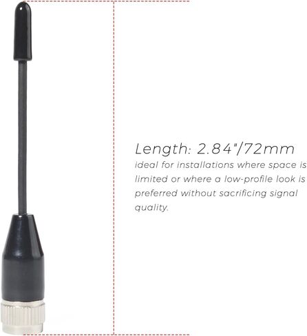 915MHz LoRa Antenna 2-Pack, 72mm/2.84" Stubby Whip Antenna, SMA Male Connector, for Meshtastic, LoRaWAN Gateway, and IoT Wireless Transceiver in Saudi Arabia