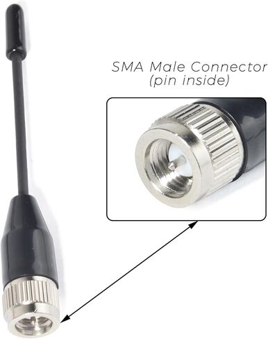 915MHz LoRa Antenna 2-Pack, 72mm/2.84" Stubby Whip Antenna, SMA Male Connector, for Meshtastic, LoRaWAN Gateway, and IoT Wireless Transceiver in Saudi Arabia