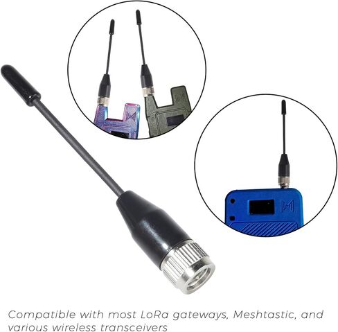 915MHz LoRa Antenna 2-Pack, 72mm/2.84" Stubby Whip Antenna, SMA Male Connector, for Meshtastic, LoRaWAN Gateway, and IoT Wireless Transceiver in Saudi Arabia