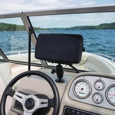 غطاء Helix 5، متوافق مع Humminbird Helix 5، حماية من الشمس، ممتص للصدمات، غطاء مكتشف الأسماك مقاوم للخدش، مصنوع من النيوبرين يحمي شاشتك من الشمس والأضرار الجوية الضارة in Kuwait