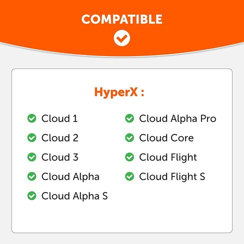 وسادات أذن من جل التبريد من WC Freeze وحزمة من السيليكون BandZ لسماعات الرأس HyperX Cloud | وسادات أذن بديلة من جل التبريد وغطاء عصابة رأس من السيليكون | التسعينات باللون الأسود in Saudi Arabia