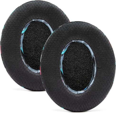 وسادات أذن من جل التبريد من WC Freeze وحزمة من السيليكون BandZ لسماعات الرأس HyperX Cloud | وسادات أذن بديلة من جل التبريد وغطاء عصابة رأس من السيليكون | التسعينات باللون الأسود in Saudi Arabia