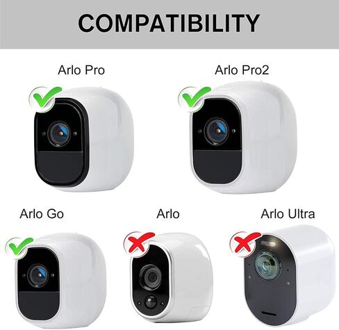 كابل الطاقة، كابل شحن تمديد الطاقة EaseBuy ومحول شاحن لـ Arlo Pro & Pro 2 وArlo Go، مقاوم للطقس في الهواء الطلق في الداخل، حل الحاجة إلى شحن البطاريات باستمرار (أبيض، 10 أقدام/3 أمتار) in Kuwait