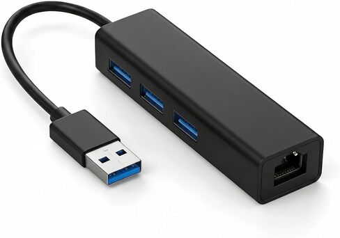 محول USB 2.0 إلى إيثرنت بلاستيكي، محول LAN لبطاقة الشبكة السلكية 10/100 ميجا بت في الثانية RJ45، التوصيل والتشغيل لأجهزة الكمبيوتر المحمول، وأجهزة الكمبيوتر المكتبية، والكمبيوتر المحمول، للمكتب، والمهاجع، وشبكة الحرم الجامعي - أسود in Saudi Arabia