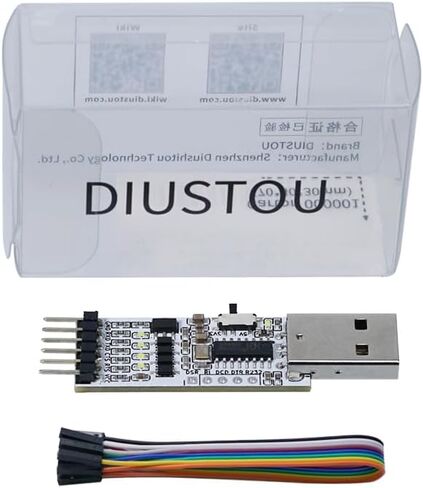 CH340G USB to TTL Serial Port Module with External 12M Crystal Oscillator Supports 3.3V/5V Voltage Levels 2Mbps Baud Rate Comes with Circuit Protection and Indicator Lights in Saudi Arabia