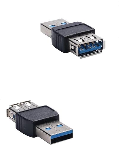 USB 3.0 AF/AM Adapter Superspeed 5Gbps Port Extension Connector USB Male to Female Conversion Plug.(2PCS) in Saudi Arabia