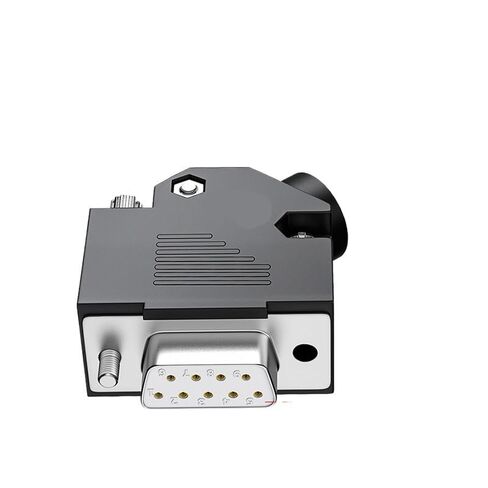 45 Degree Wire Outlet DB9 Connector 2 Row 9pin Male Female Angled Connector Side Outlet 45 ° Plastic 9Pin Serial Port Plug(5A Solid Male) in Saudi Arabia