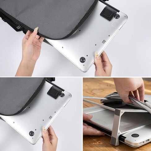 Laptop Feet, 4 Pcs Portable Lightweight Small Laptop Stand, Ergonomic Cooling Keyboard Lifter for for Most Keyboards Laptops in Saudi Arabia