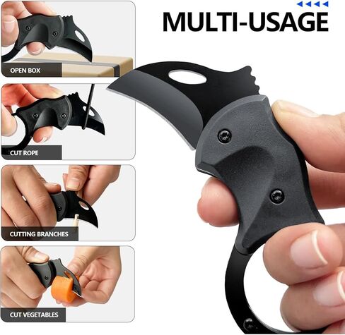 Mini Folding Keychain, 1.34 inches, Paper Cutter for Cold Work Boxes, Outdoor Multi-Functional Folding Daily Portable Tool, Suitable for Outdoor Camping, Fishing and Hiking. in Saudi Arabia