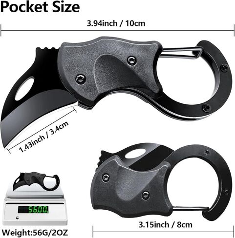 Mini Folding Keychain, 1.34 inches, Paper Cutter for Cold Work Boxes, Outdoor Multi-Functional Folding Daily Portable Tool, Suitable for Outdoor Camping, Fishing and Hiking. in Saudi Arabia