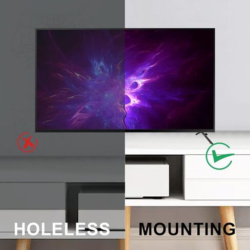 TV Base Stand, TV Stand Legs Replacement Compatible with Hisense 65U6H 65U7K 65A66GUA 65 Inch Class U6H A66G Series Quantum ULED 4K UHD Smart Google Android TV - TV Stand Base with Screws in Saudi Arabia