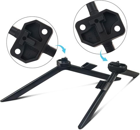 TV Base Stand, TV Stand Legs Replacement Compatible with Hisense 65U6H 65U7K 65A66GUA 65 Inch Class U6H A66G Series Quantum ULED 4K UHD Smart Google Android TV - TV Stand Base with Screws in Saudi Arabia