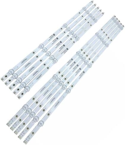 10pcs LED Backlight Strips Replacement for Insignia NS-55DF710NA19 NS-55DF710NA21 TPT550U2-D072 E4SW5518RKU LB55135 in Saudi Arabia