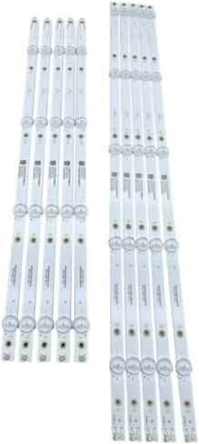 10pcs LED Backlight Strips Replacement for Insignia NS-55DF710NA19 NS-55DF710NA21 TPT550U2-D072 E4SW5518RKU LB55135 in Saudi Arabia