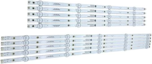 10pcs LED Backlight Strips Replacement for Insignia NS-55DF710NA19 NS-55DF710NA21 TPT550U2-D072 E4SW5518RKU LB55135 in Saudi Arabia