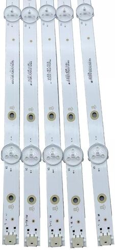 10pcs LED Backlight Strips Replacement for Insignia NS-55DF710NA19 NS-55DF710NA21 TPT550U2-D072 E4SW5518RKU LB55135 in Saudi Arabia