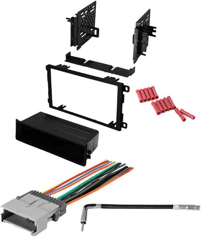 CACHÉ KIT928 Bundle with Car Stereo Installation Kit for GMC Yukon/Yukon XL 2003 – 2006 in Dash Mounting Kit, Harness, Antenna for Single or Double Din Radio Receivers (4 Item) in Saudi Arabia