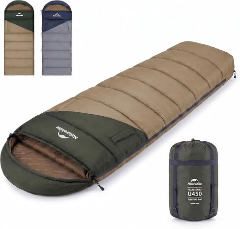Naturehike Camping Sleeping Bag for Adults, Backpacking Compact Sleeping Bags 47℉, Lightweight for Camping, Hiking 3 Seasons in Saudi Arabia