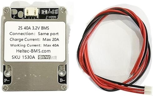 2S 40A BMS balanced 7.4V 8.4V li-ion NCM BMS/3.2v lifepo4 Lithium iron phosphate battery protection board(2S40A3.7V HeatSink) in Saudi Arabia