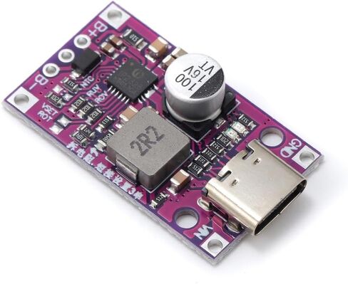 Teyleten Robot 2S BMS 15W 8.4V 12.6V 1.5A Lithium Battery Charging Boost Module with Balanced Support Fast Charge with Indicator Type-C 5pcs in Saudi Arabia