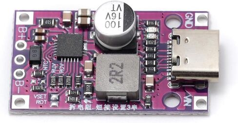 Teyleten Robot 2S BMS 15W 8.4V 12.6V 1.5A Lithium Battery Charging Boost Module with Balanced Support Fast Charge with Indicator Type-C 5pcs in Saudi Arabia