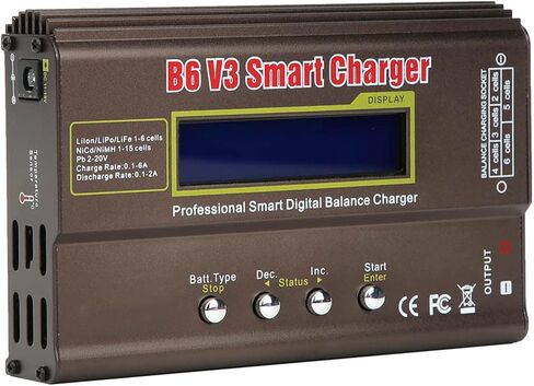 B6V3 80 واط طائرة نموذجية الذكية شاحن بطارية التوازن الرقمي DC11.0 ‑ 18.0 فولت الملحقات المهنية للاستخدام in Saudi Arabia