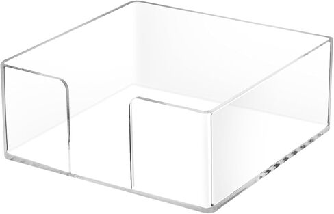 Acrylic Napkin Holder,5x5 Inch Clear Square Napkin Holder for Table,Party,Kitchen,Bar,Restaurant,and Bathroom,Modern Decorative Tissue Dispenser,Paper Caddy for Bathroom in Saudi Arabia