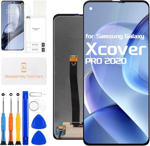 بديل شاشة Samsung Galaxy Xcover Pro 2020 لشاشة Galaxy Xcover Pro LCD SM-G715F SM-G715W SM-G715U مجموعة زجاجية رقمية لشاشة تعمل باللمس مع مجموعات إصلاح in Kuwait