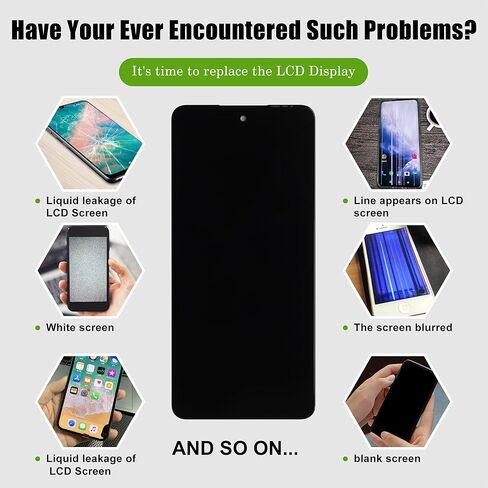 LCD Display Replacement Compatible with ZTE V60 Design/Blade A75 4G/Axon V60 Vita/V60 Smart Touch Screen Digitizer Assembly with Repair Tools-6..06inch in Saudi Arabia